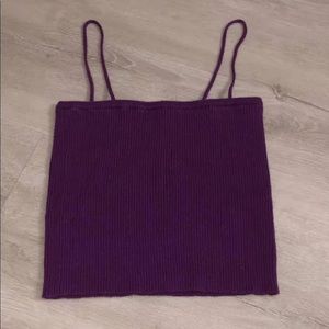 Brandy Melville cropped ribbed tank